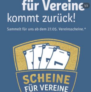 Scheine für Vereine by REWE wir sind wieder dabei Schützengilde